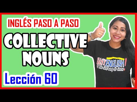 Lección 60: 👩🏻‍🏫 Collective Nouns  💥🚀 Vocabulary