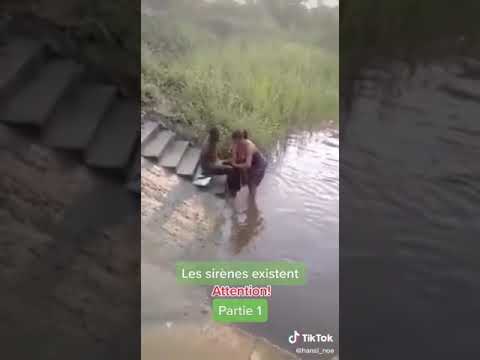 Une jeune fille se transforme en sirène a pointe Noire , vrai ou faux ?