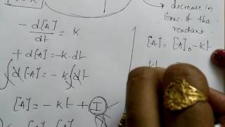 Zero Order Reaction And It's Half Life Time/Chemical Kinetics/chemistry/ Komali m