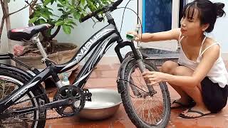 Download lagu single mom daily life vlog bike wash mp3