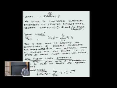 Topologies of nodal sets of random band limited functions - Peter Sarnak
