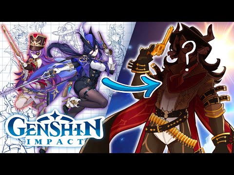 studying genshin’s character design! ✧ || speedpaint + commentary
