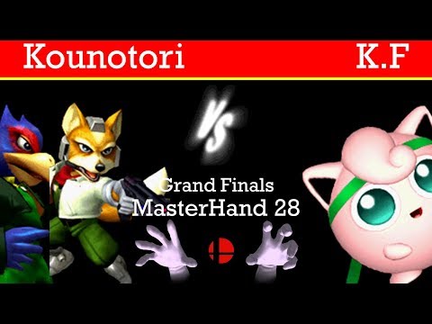 MasterHand 28 GF - Kounotori(Fox,Falco) vs. K.F(Jigglypuff)
