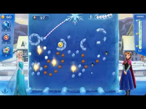 Frozen Free Fall: Icy Shot Level 83 - NO BOOSTERS ☃☃☃