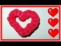 Rainbow Loom Charms: "Open Your Heart" 