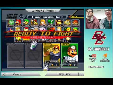 BC Biweekly 12: Winner's Round 1 - Vsauce (C. Falcon) vs. Limp Lime (Dr. Mario)