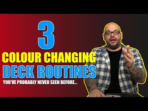 3 Colour Changing Deck Routines You've Probably NEVER Seen Before | Magic Stuff With Craig Petty