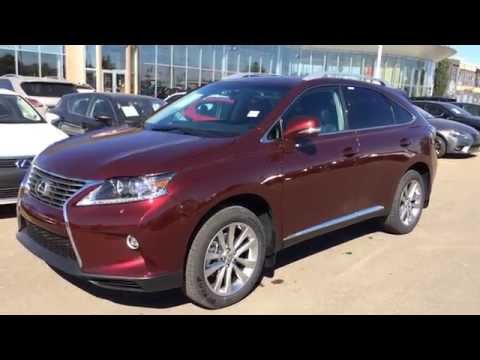 2015 Lexus RX 350 AWD - Red Claret Mica on Black - Touring Package Review - Downtown Edmonton, AB
