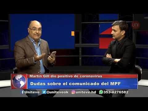 Martín Gill dio positivo por Covid 19