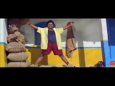 Sadhu Kokila Trying To Sleep on Mat Ultimate Comedy Scene  Rama Krishna Kannada Movie | Doddanna