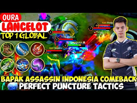 OURA King Of Assassin Comeback! Top1Global Lancelot - MOBILE LEGENDS