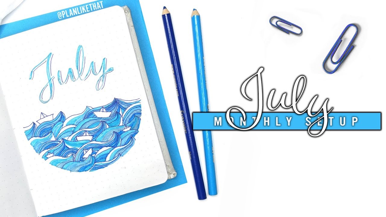 JULY 2019 | Bullet Journal Setup