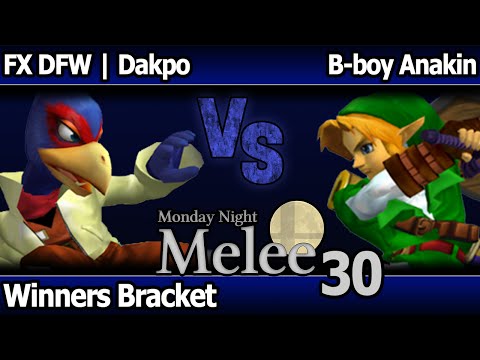 MNM 30 Melee - FX DFW | Dakpo (Falco) vs B-boy Anakin (Link) - Winners Bracket