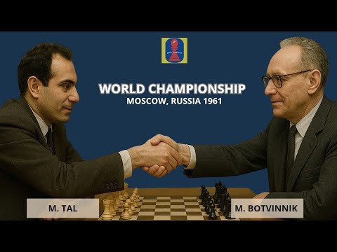 Mikhail Tal vs Mikhail Botvinnik ◉ World Championship Match, Moscow-Russia 1961