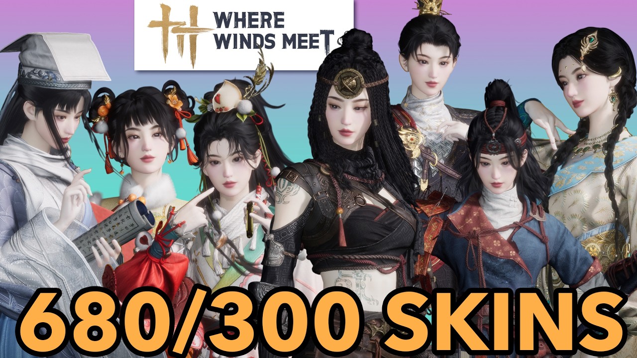 Future 680/300 Pearl Skins of Where Winds Meet (As of Apr 28 2026 CN Server)