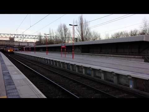 GBRF Class 66s 66736 + 66705 at Stafford 04/03/14