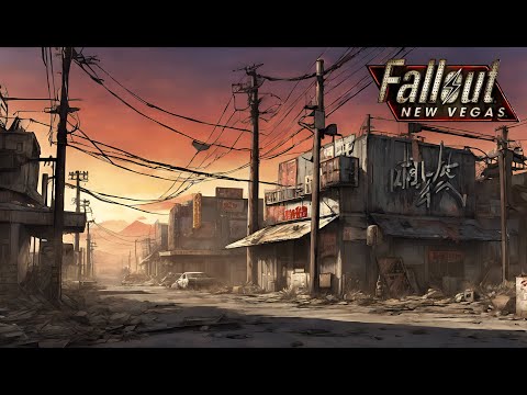 Streets of New Reno - Fallout New Vegas | Post Apocalyptic Ambient Music 1 Hour
