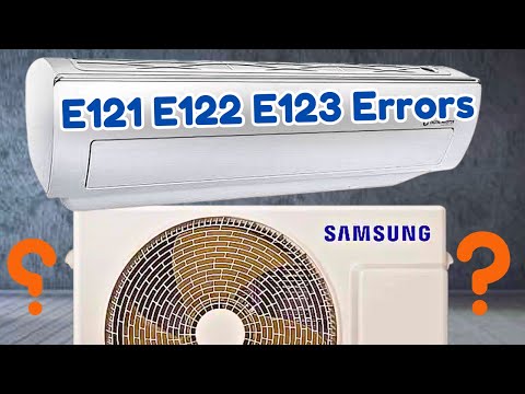 So beheben Sie problemlos die Fehler E121, E122 und E123 in der Mini-Split-Klimaanlage von Samsung