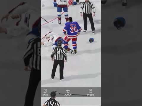 One punch fight (NHL21)
