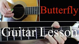 Butterfly - Guitar Lesson Tutorial - Weezer