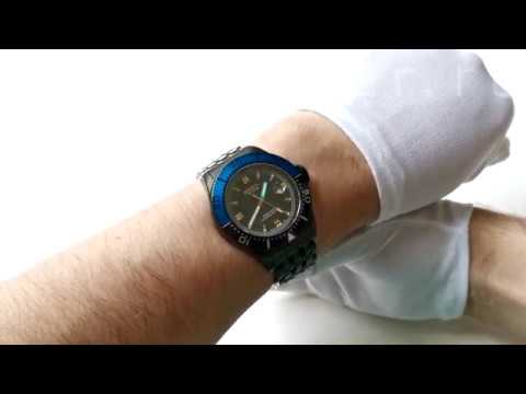 Breil Milano Men's Diver Watch BW0404 Swiss Made Quartz All Black