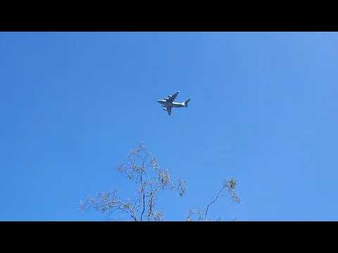 [RAAF] C-17 Riverfire Practice flight.