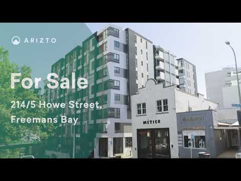 214/5 Howe Street, Freemans Bay, Auckland, 2房, 1浴, Apartment