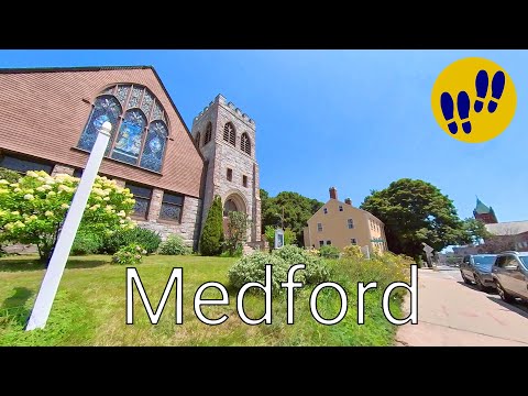 Walking through Medford - Boston in HD