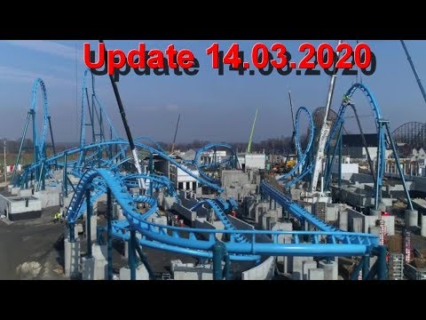 Abyssus Energylandia Construction Update 14.03.2020 – New Coaster Energylandia 2020 Neue Achterbahn