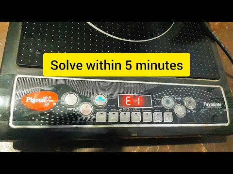 E1 error in induction cooker | pigeon | solving