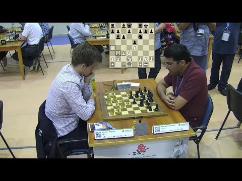 MAGNUS CARLSEN VS VISWANATHAN ANAND - WORLD BLITZ CHESS CHAMPIONSHIP 2014