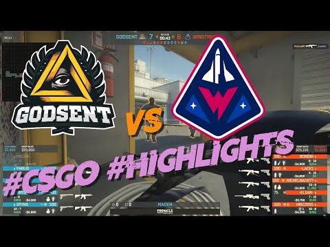 GODSENT vs Winstrike - Flashpoint 2 Closed Qualifier - Highlights | #CSGO #Highlights #BEST MOMENTS