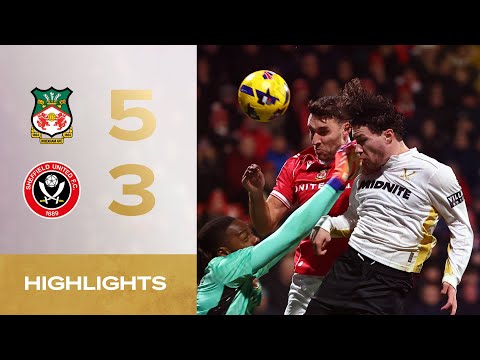 Wrexham 5-3 Sheffield United | EFL Championship highlights