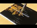 How To Draw A Forest On Black Canvas Acrylic Painting For Beginners 285