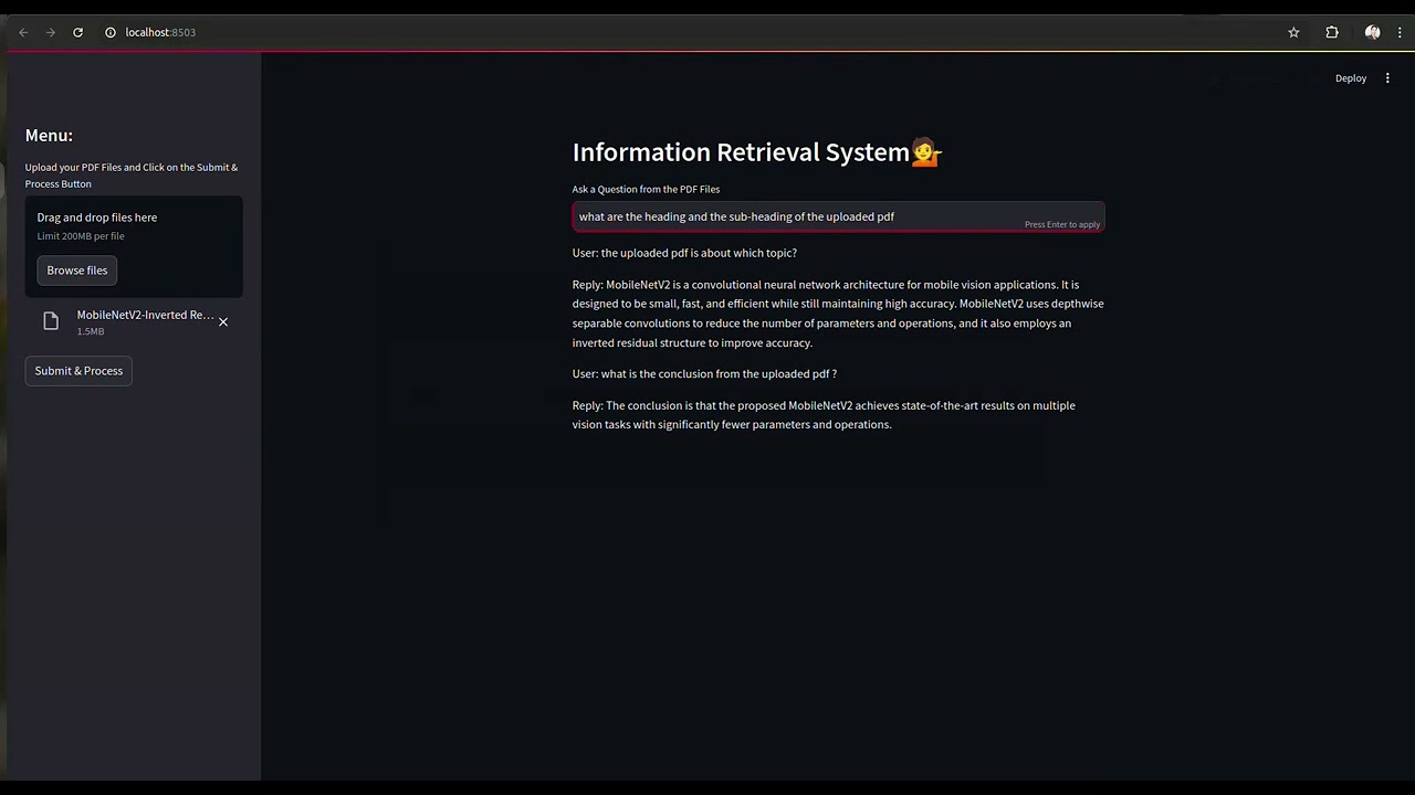 Information Retrieval from Multiple PDF 💁💬 with PaLM2
