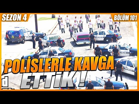 POLİSLERLE TEKME TOKAT KAVGA ETTİK ! GTA 5 ROLEPLAY (BÖLÜM 101)