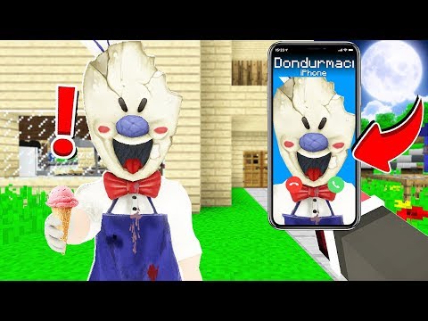 KORKUNÇ DONDURMACIYI GECE 3'te ARADIM! 😱 - Minecraft