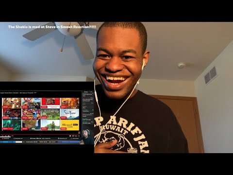 Shokio is mad at STEVE in smash reaction!!!!!!