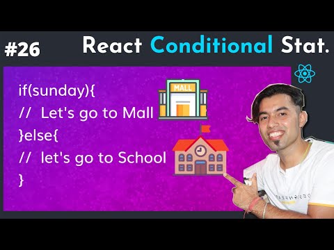 If Else Statement in React JS | Conditional Rendering in React JS in Hindi 26