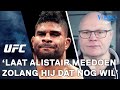 Bob Schrijber: 'Jammer dat 'toetsenbord MMA'ers' Alistair direct afbranden'