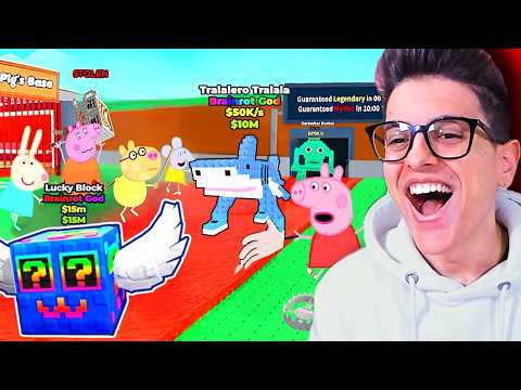 PROVA A NON RIDERE ESTREMA CON ROBLOX STEAL A BRAINROT!! (Funny Moments, 99 Notti nella Foresta)