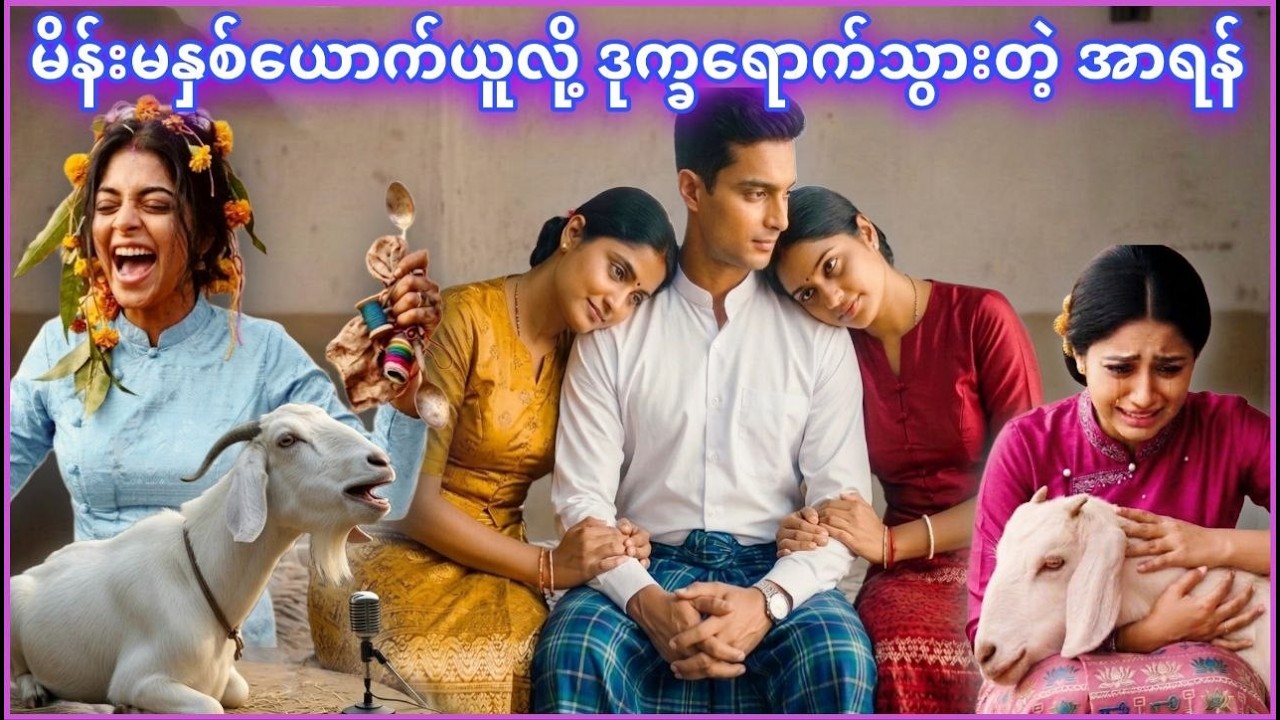 မိန်းမနှစ်ယောက်ယူလို့ ဒုက္ခရောက်သွားတဲ့အာရန်