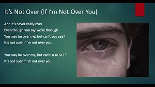 Mark Chesnutt - It&#39;s Not Over (If I&#39;m Not Over You)