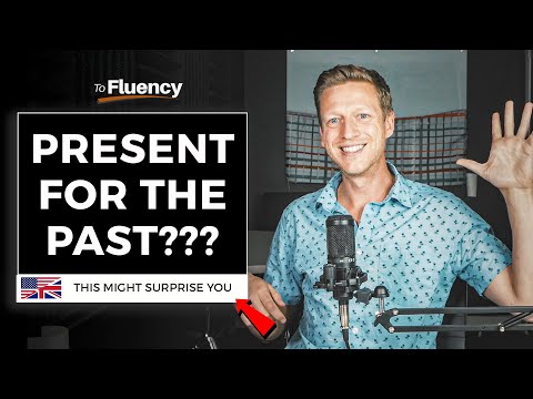 Advanced English Grammar: Use the PRESENT Tense to talk about the PAST & FUTURE 😲