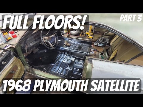 Replacing a Rusted Out Floor Pan - Resurrecting a 1968 Plymouth Satellite Part 3