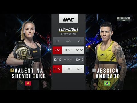Valentina Shevchenko vs Jessica Andrade full fight