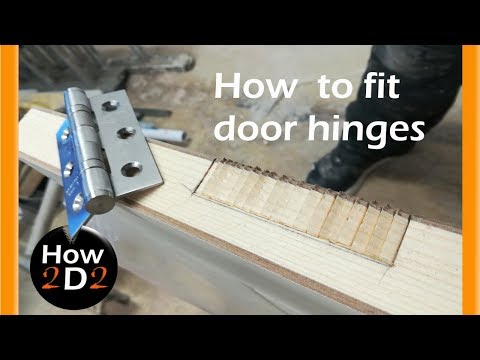 How to install door hinges