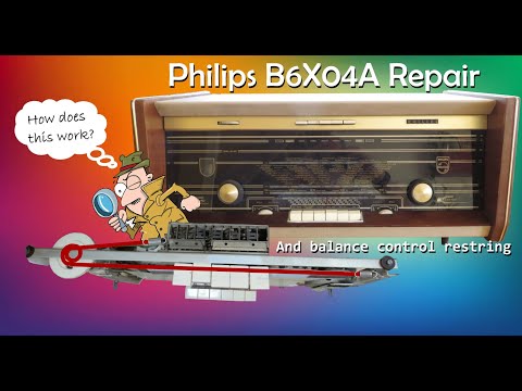 Philips B6X04A Repair Plus Balance Control Restring How To