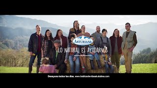Central Lechera Asturiana Lo natural es ayudarnos anuncio