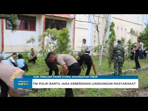 HUT TNI KE 79 POLRES PPU &amp; KODIM GELAR KERJA BHAKTI